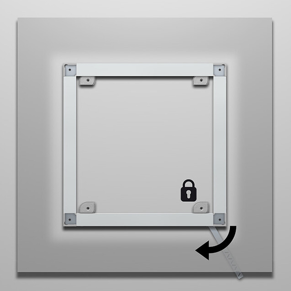 ARTITEQ Back Frame Security Key
