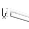 ARTITEQ Classic Rail+ picture hanging system white