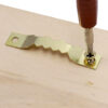 Sawtooth Frame Hangers with screws brass 45mm max. 10kg (Qty 500) 3 Sawtooth Frame Hangers with screws